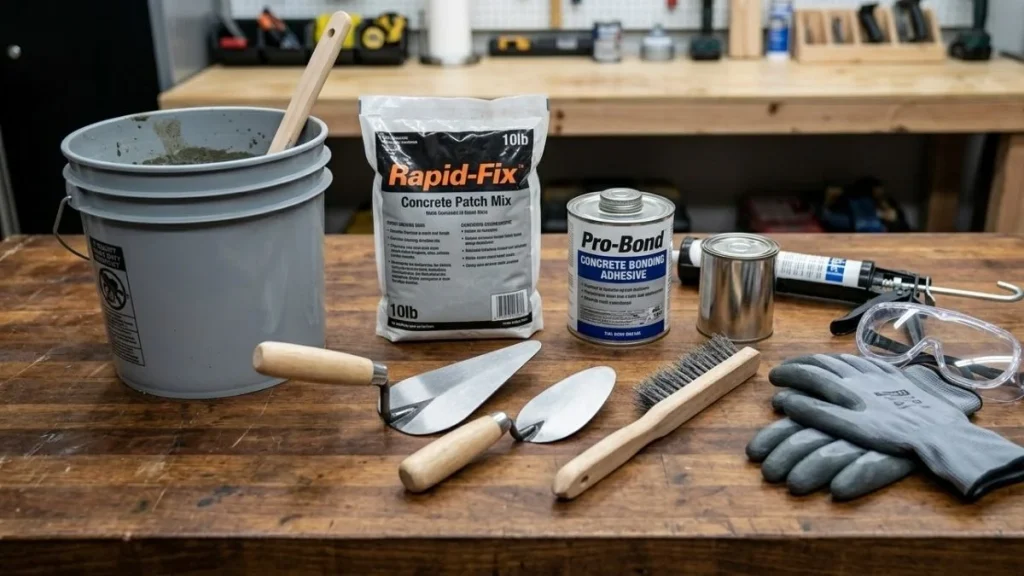 concrete-door-sill-repair-tools