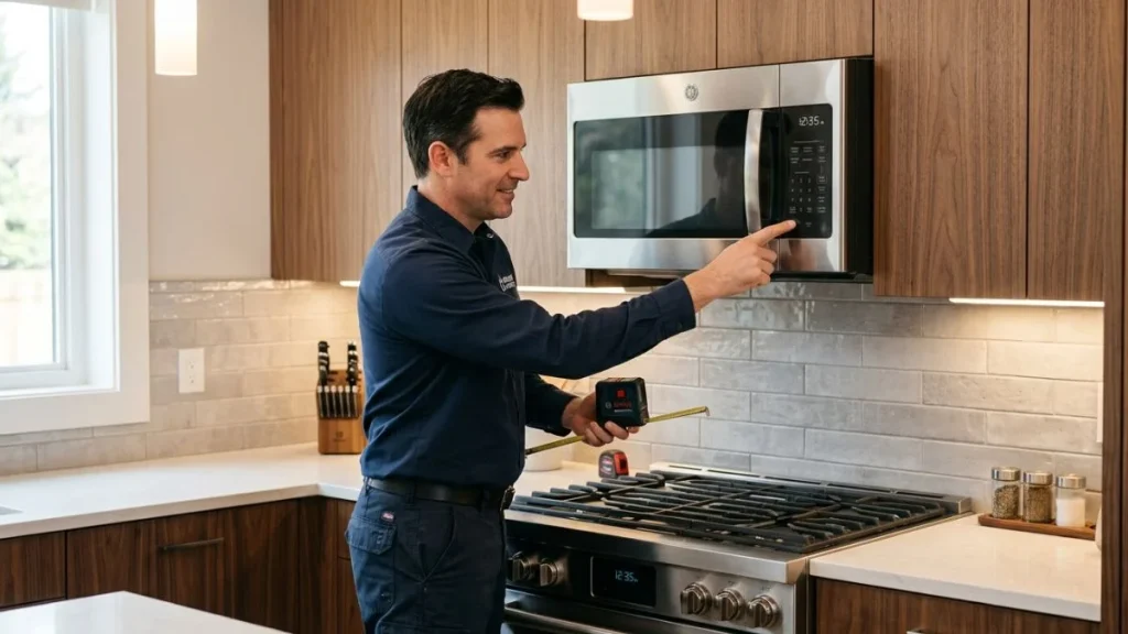 final microwave installation testing function