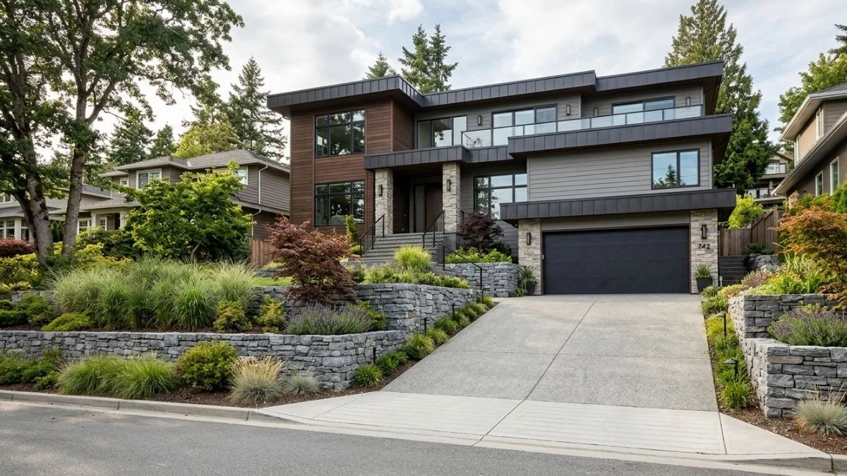 garage-on-sloped-driveway