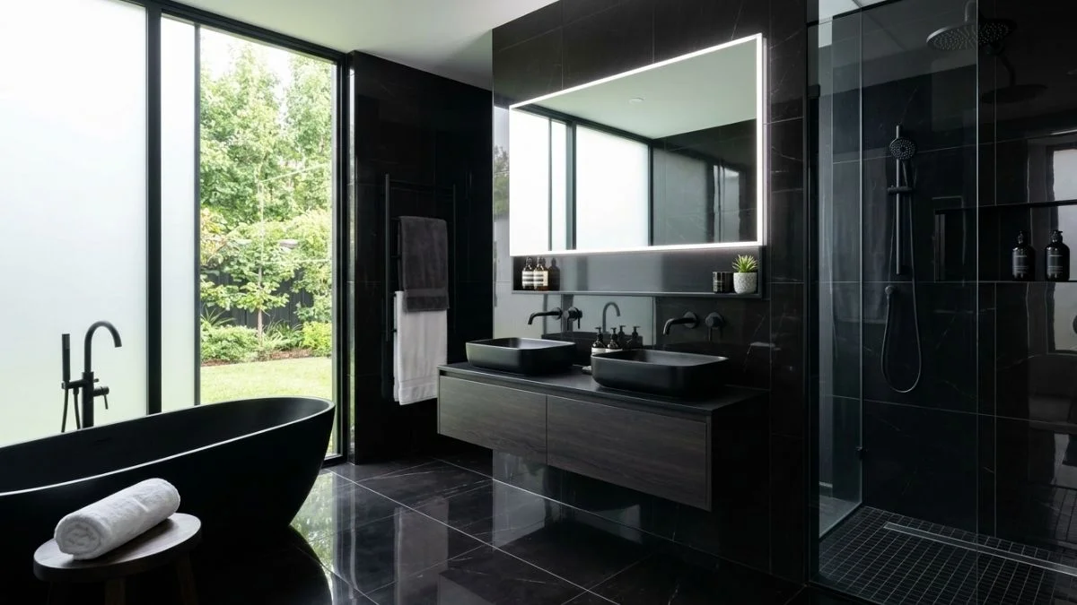 how-to-clean-black-bathroom