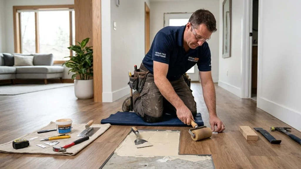 how to fix vinyl plank flooring