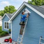 install gable vent vinyl siding