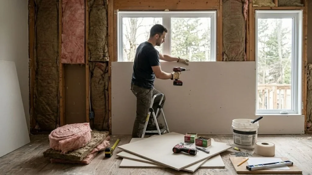 installing-drywall-over-window-opening