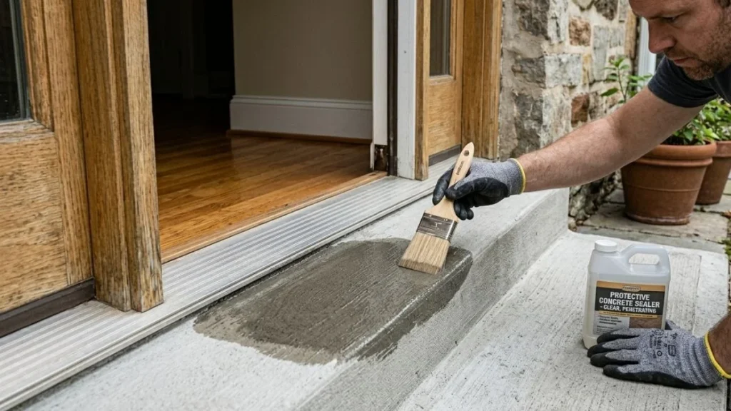 prevent-concrete-door-sill-damage