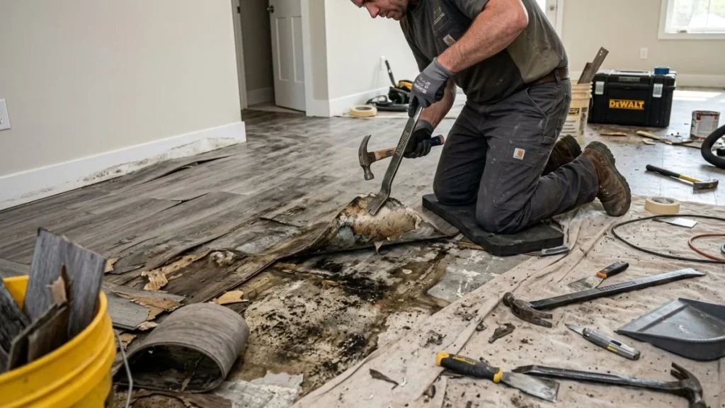 replace vinyl plank flooring