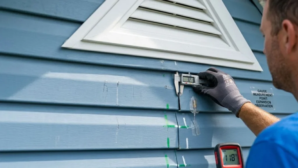 vinyl siding behavior installation