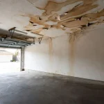 water damage garage ceiling