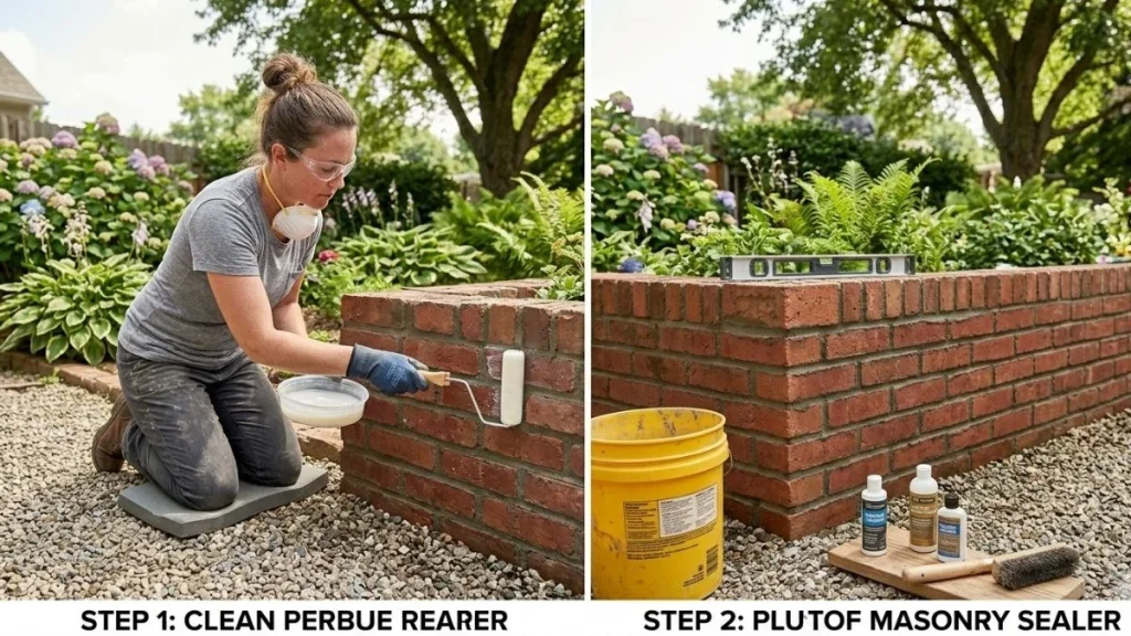 waterproof-sealer-brick-planter-box
