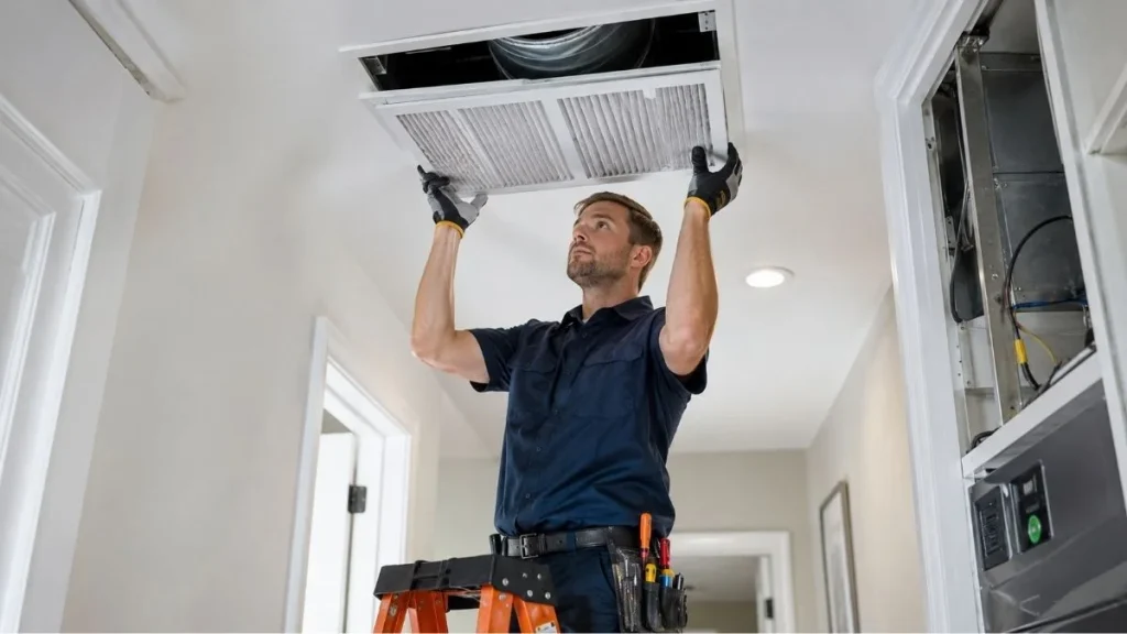 bathroom hvac maintenance