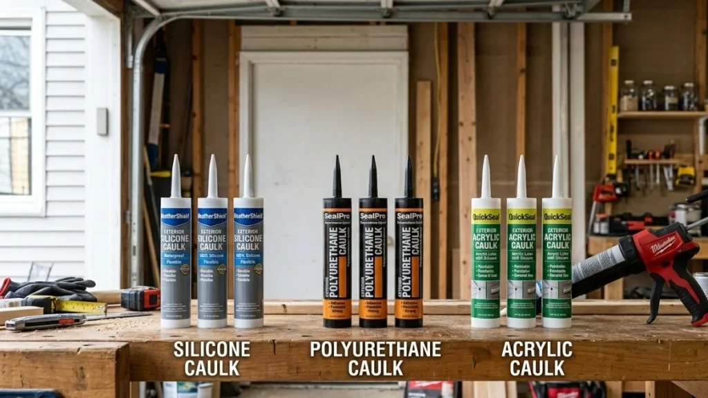 best-caulk-types-for-garage-door-sealing