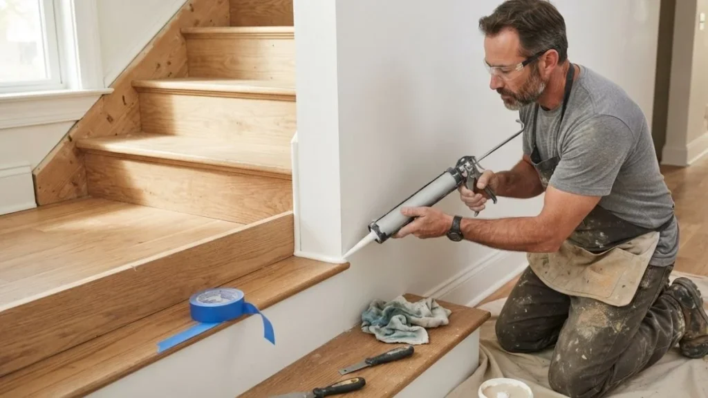 finishing staircase without skirt board