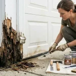 fix-rotted-garage-door-frame