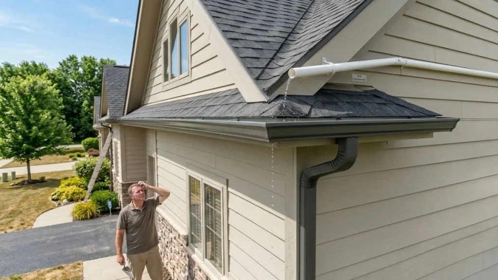 is-gutter-dripping-normal-dry-weather