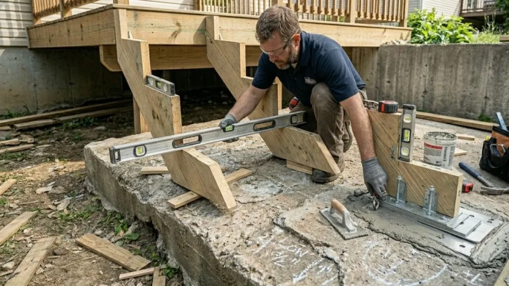 leveling-stair-stringers-step-by-step