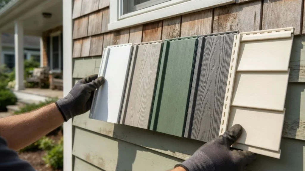 matching vinyl siding color profile