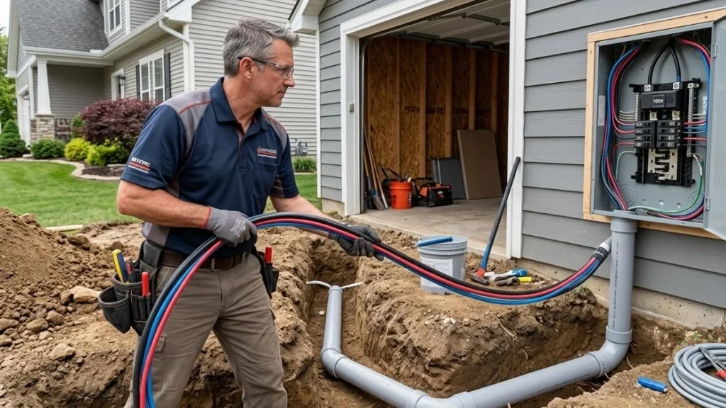 running-feeder-wire-to-garage-subpanel
