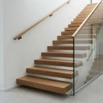 staircase without skirt board