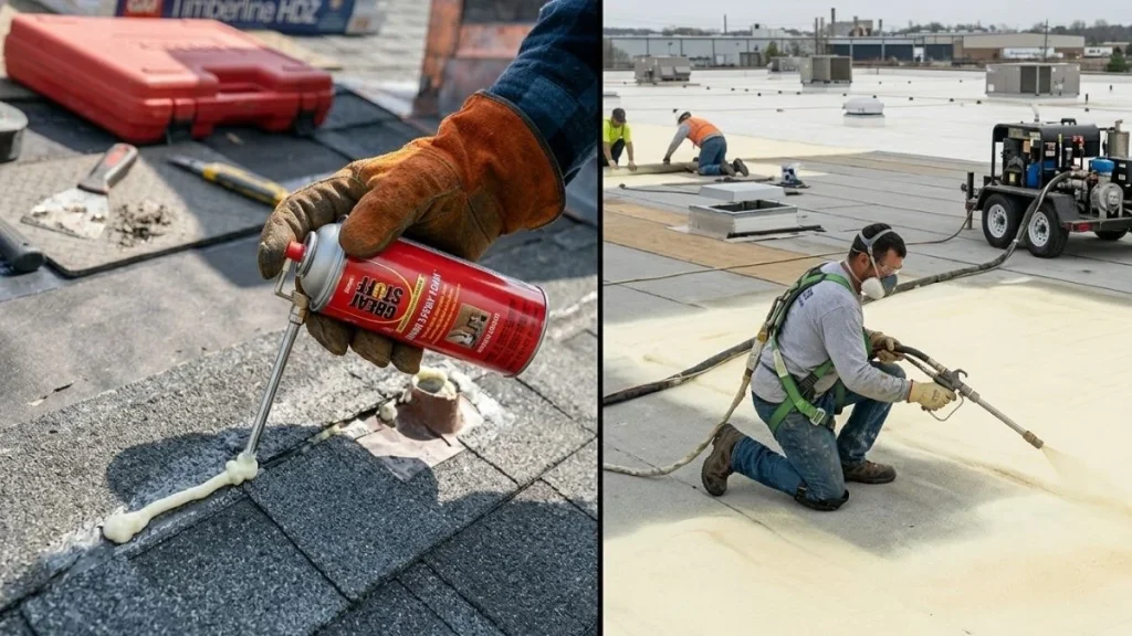 types-of-spray-foam-for-roof-repair