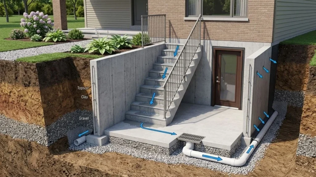 Walkout Stair Drainage Cost
