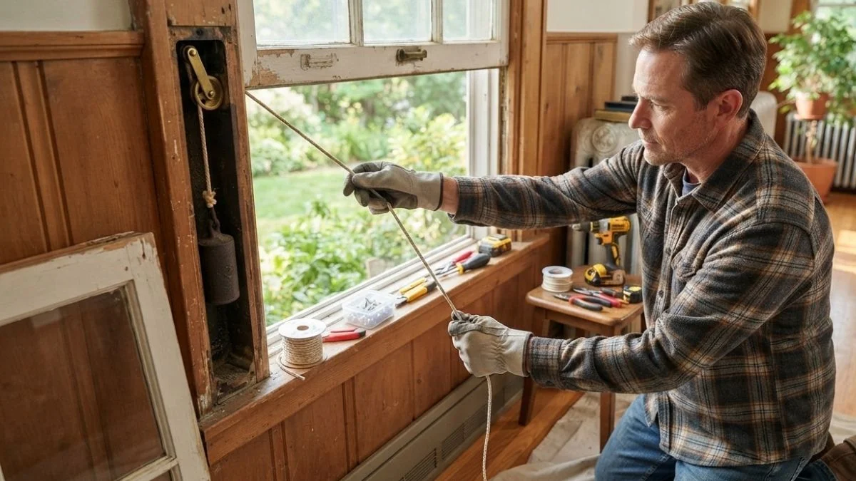 andersen window sash cord repair
