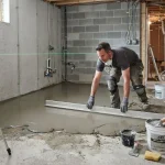 basement floor leveling cost