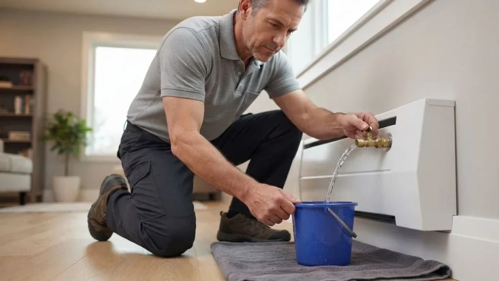 bleeding baseboard heating system
