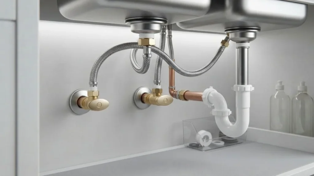 braided stainless steel faucet supply lines