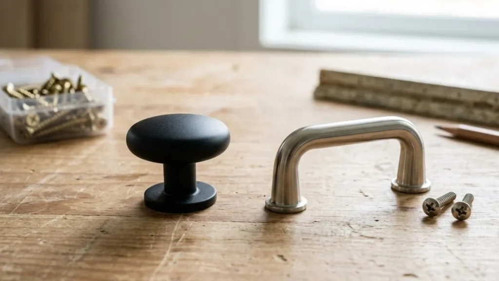 cabinet knob vs bifold door knob
