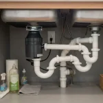double p trap under kitchen sink