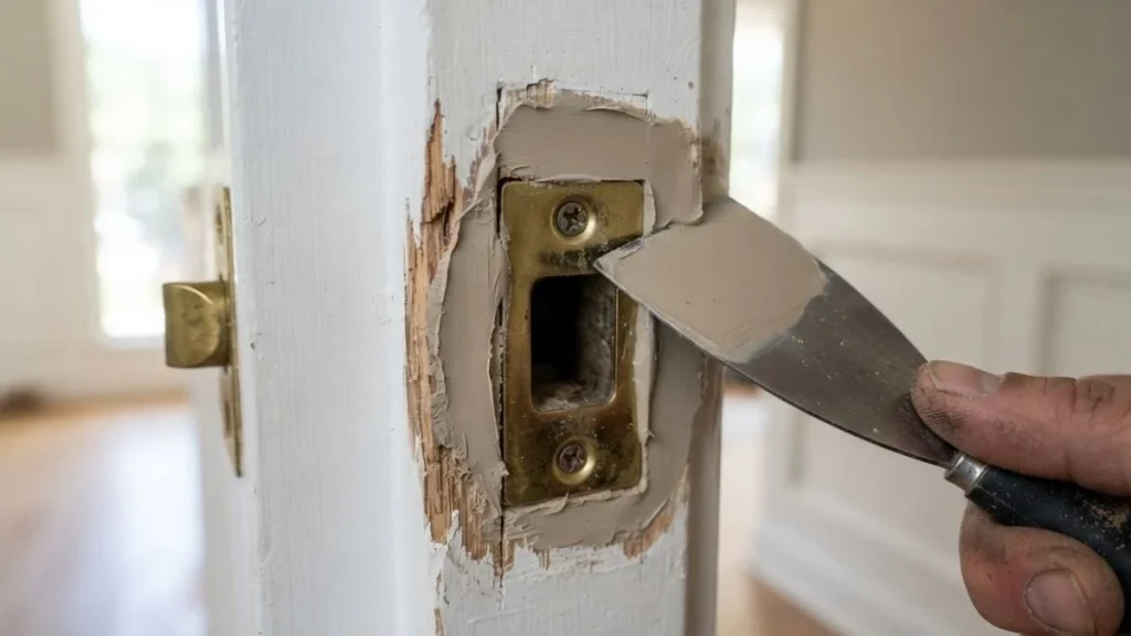 epoxy wood filler door frame