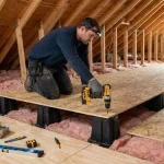 flooring attic over insulation