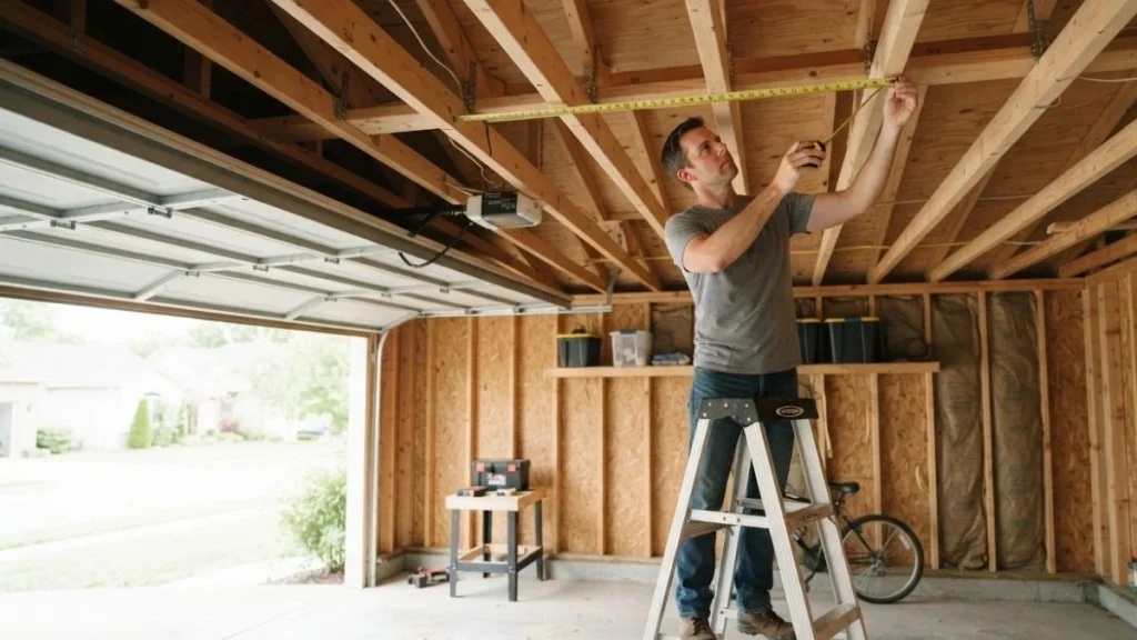 garage ceiling joist spacing