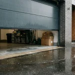 garage door leaks at bottom