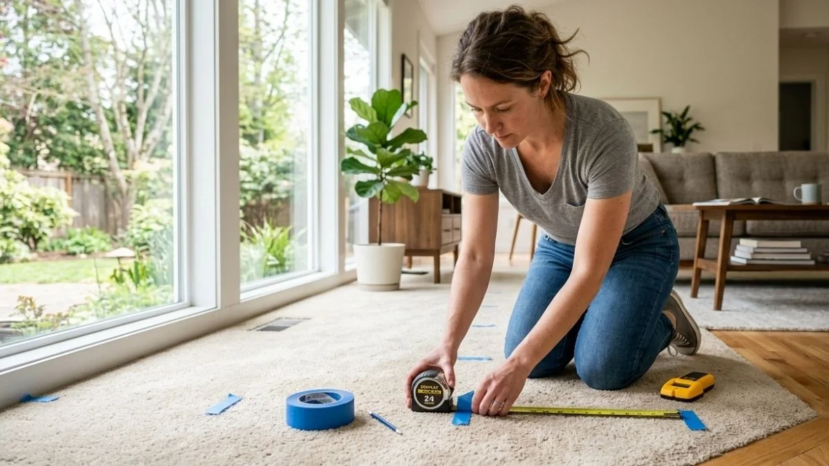 how to find floor joists under carpet