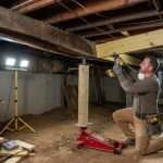 how to fix sagging second floor
