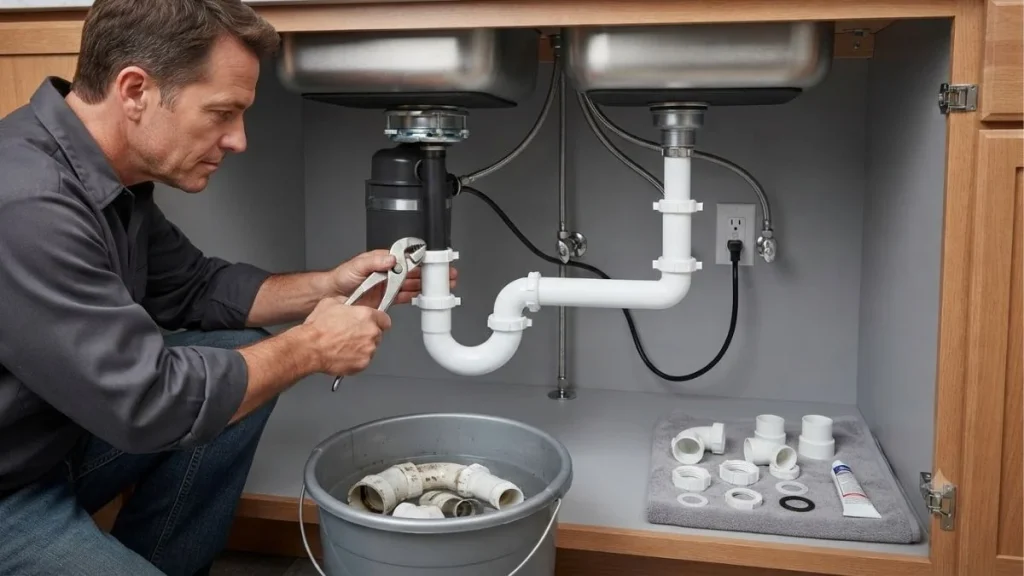installing single p trap
