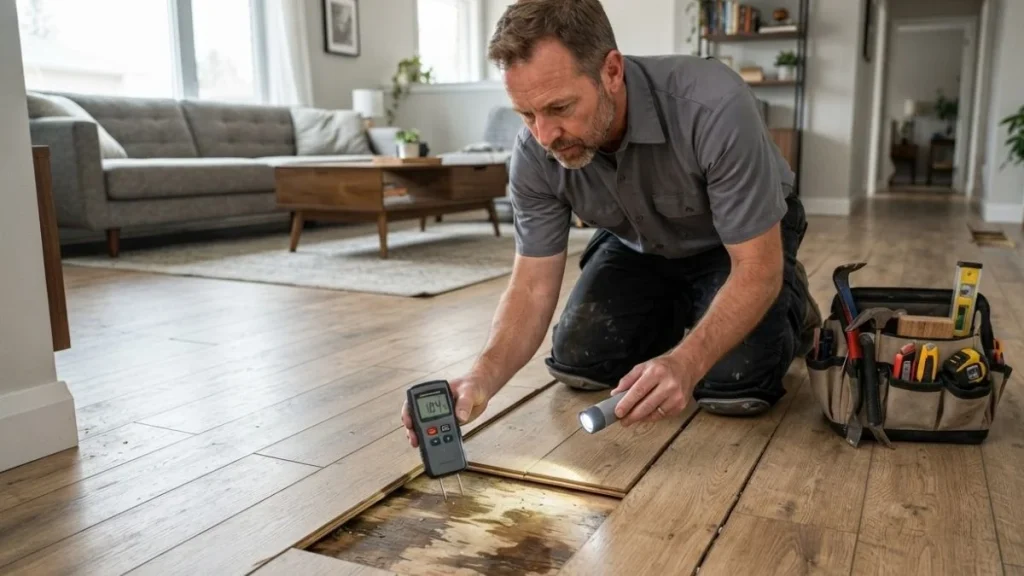professional laminate floor inspection