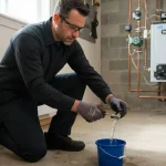 purge air from baseboard heating system
