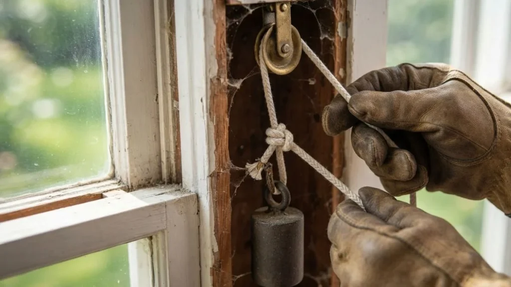 replacing andersen window sash cord
