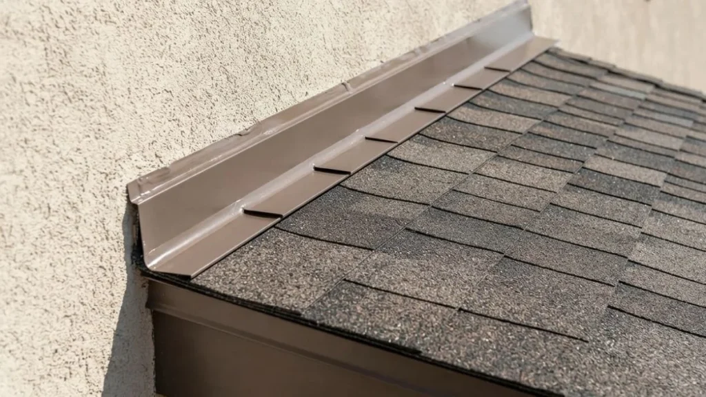 roof flashing at addition junction