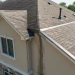 roof leak where addition meets house