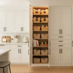 stacking wall cabinets to make a pantry