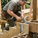 stair stringer hanger installation