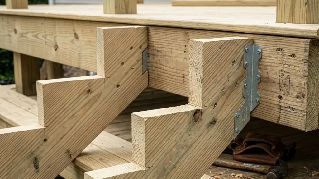 stair stringer hanger types