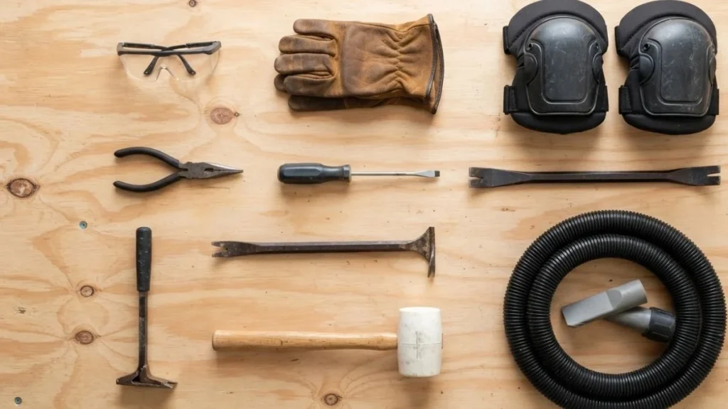 subfloor staple removal tools