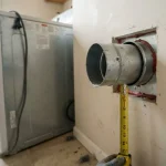 dryer vent height off floor code