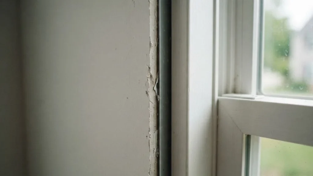 exposed window jamb no casing trim gap