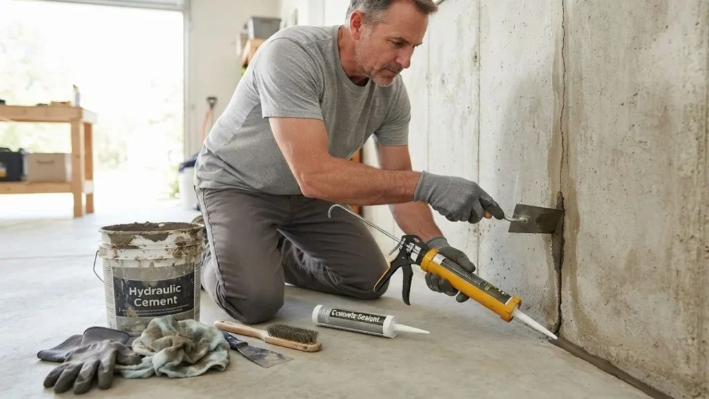 garage wall waterproofing repair
