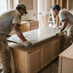 install granite countertops existing cabinets