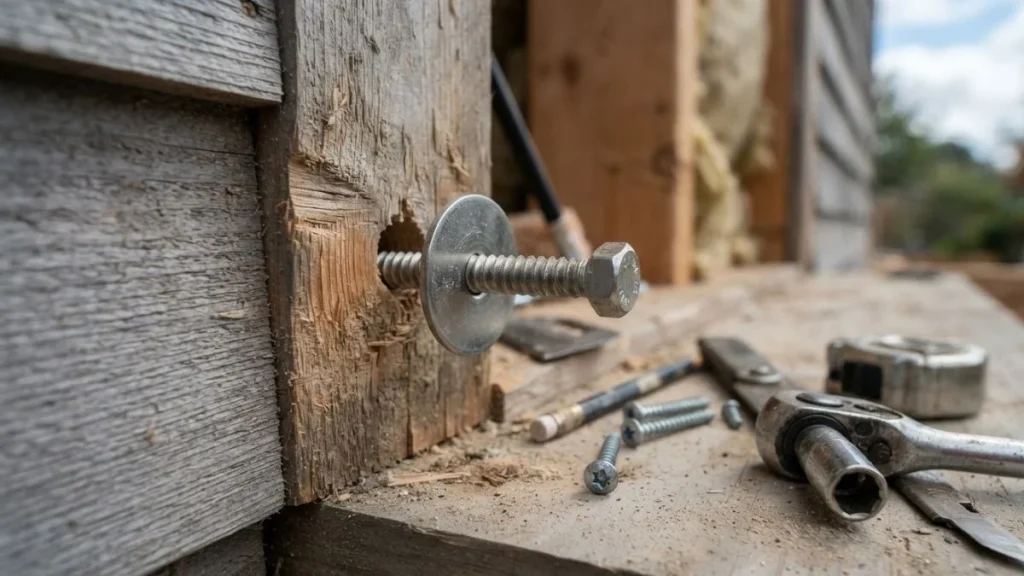 lag bolt shade sail anchor hardware